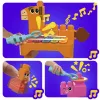 MEGA BLOKS Fisher Price Musical Farm Band Sensory Block Toy (45 Pieces) for Toddler