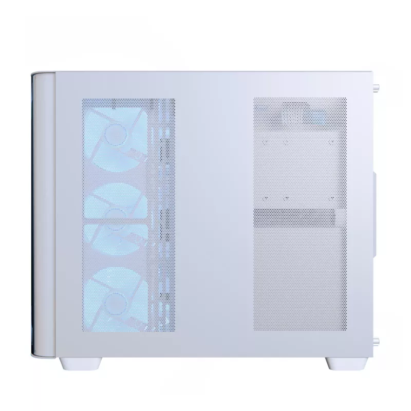 PC Case Aerocool P500C Midi Tower White ATX Side PSU 3x120mm Fans