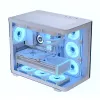 PC Case Aerocool P500C Midi Tower White ATX Side PSU 3x120mm Fans