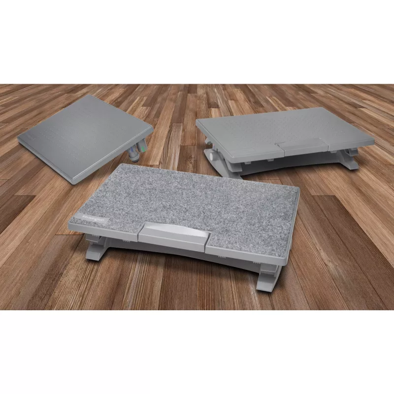 Kensington SmartFit SoleMate Pro Elite ergonomic foot rest, Grey, 0 - 18°, 9 cm, 12 cm, 2.3 kg, 1 pc(s)