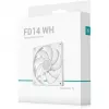 140mm case fan DeepCool FD14 WH, 140x140x25 mm, white, 3-pin