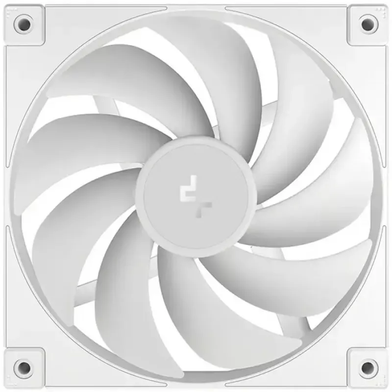 140mm case fan DeepCool FD14 WH, 140x140x25 mm, white, 3-pin
