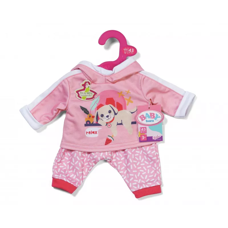 BABY born Jogging Suit Pink 43cm Doll clothes set