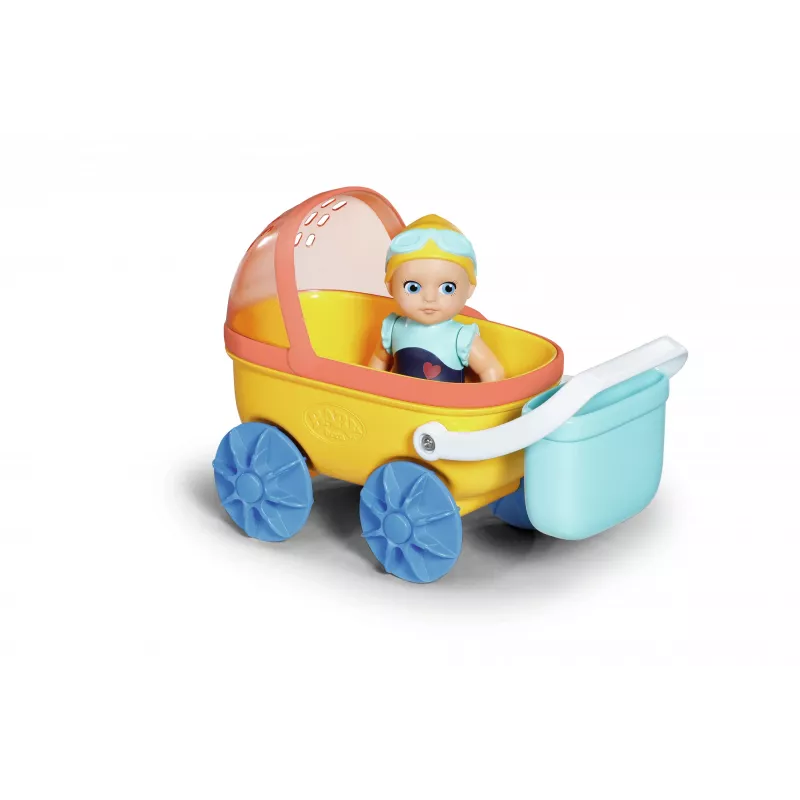 BABY born Splish Splash Pram with Emma Bath doll Multicolour