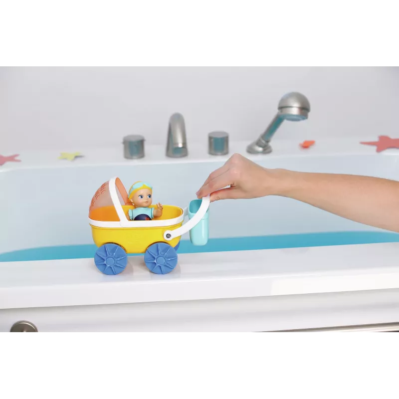 BABY born Splish Splash Pram with Emma Bath doll Multicolour