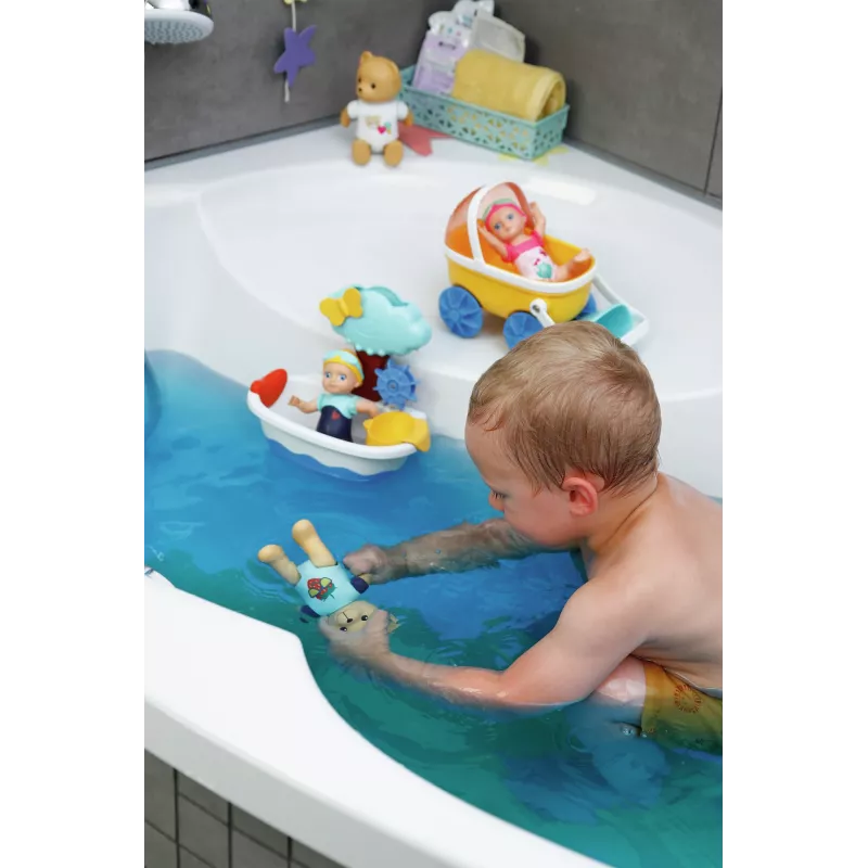 BABY born Splish Splash Pram with Emma Bath doll Multicolour