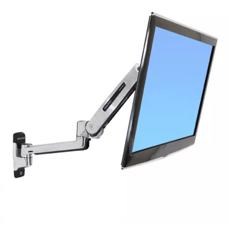 ERGOTRON Lx Sit-stand Wall Mount LCD Arm (polished Aluminum)
