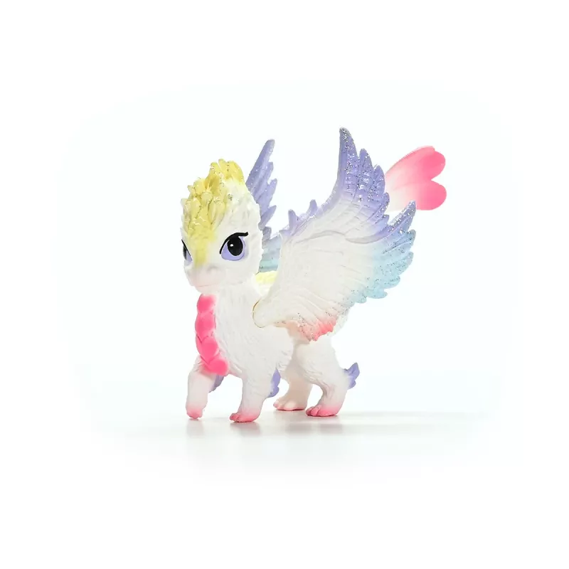 Figure Schleich BAYALA Rainbow Baby Dragon for ages 5+, beige blue green, Unicorn/Pegasus theme