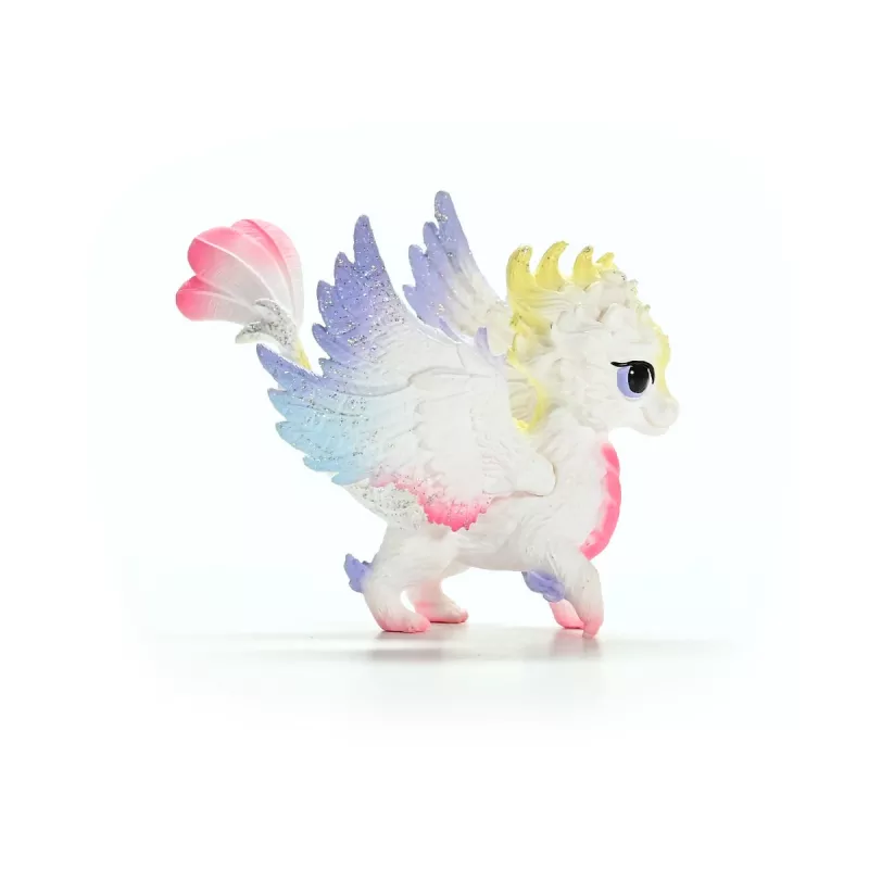 Figure Schleich BAYALA Rainbow Baby Dragon for ages 5+, beige blue green, Unicorn/Pegasus theme