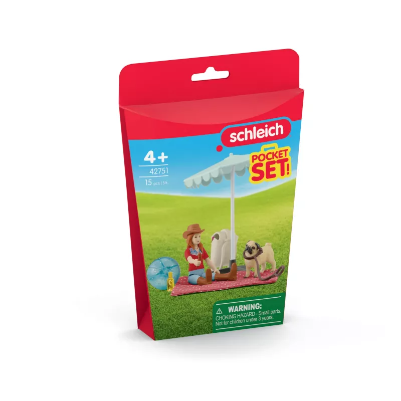 schleich HORSE CLUB Day Trip to the Lake, Animal, Horses, Pocket Sets, 5 yr(s), Multicolour
