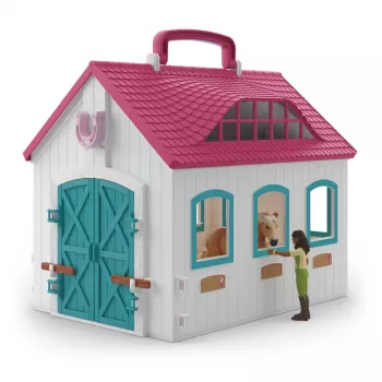 Farm Schleich HORSE CLUB Open Stable Little Horseshoe 42703 Age 5-12