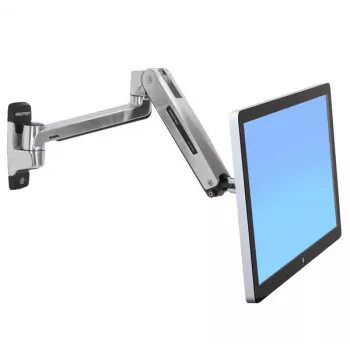 ERGOTRON Lx Hd Sit-stand Wall Mount LCD Arm (polished Aluminum)