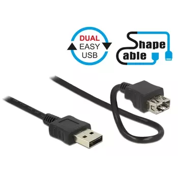 USB Cable DeLOCK 2m 2xUSB2.0-A