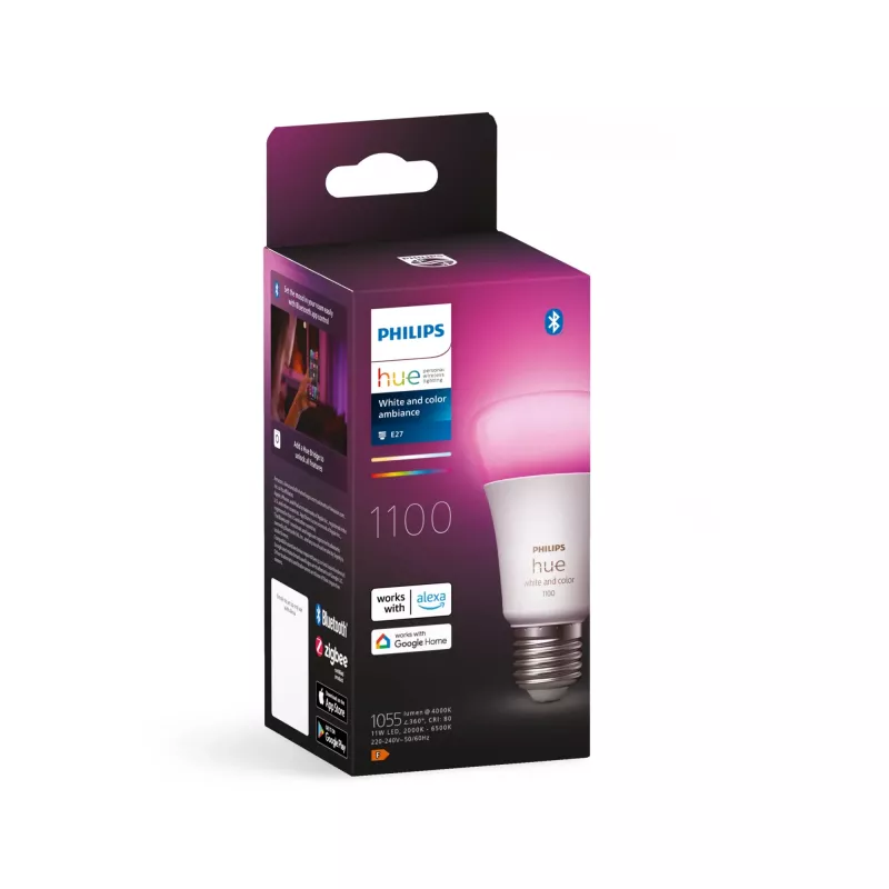 Philips Hue White and colour ambience A60 – E27 smart bulb – 1100
