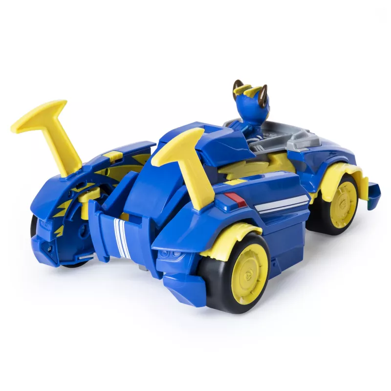 PAW Patrol , Mighty Pups Super PAWs Chase’s Powered Up Cruiser Transforming Vehicle