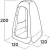 Shower Tent Easy Camp Vik Utility Tent Grey 2025, changing shelter for outdoor use