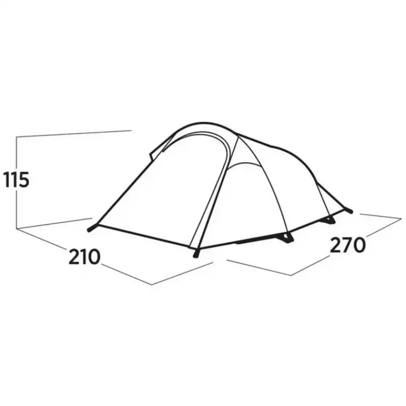 Tent easy camp 120472 — 3-person waterproof lightweight tent
