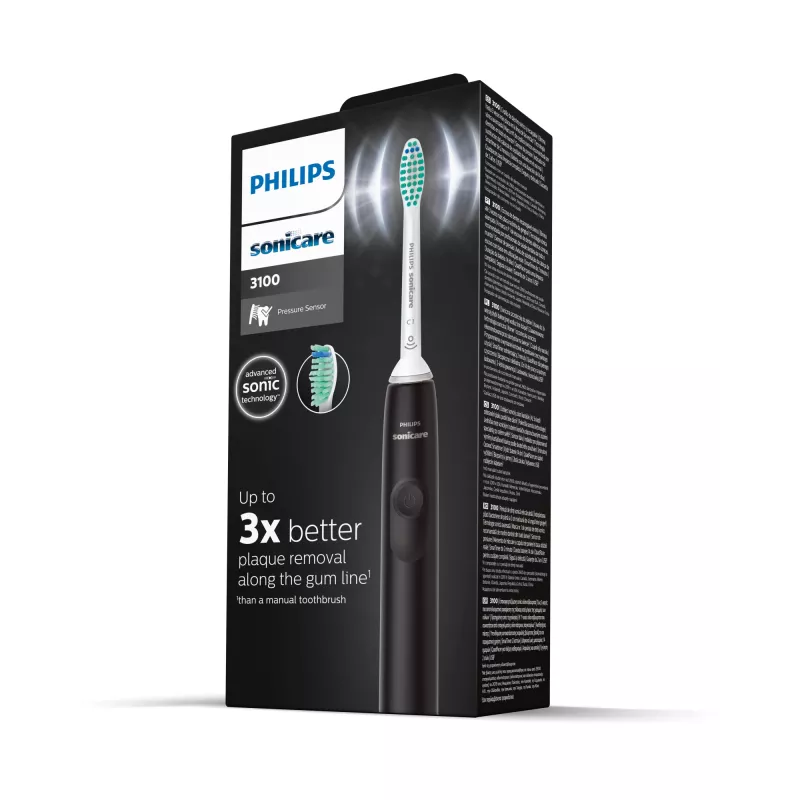 Philips 3100 series HX3671/14 Sonic electric toothbrush with pressure sensor