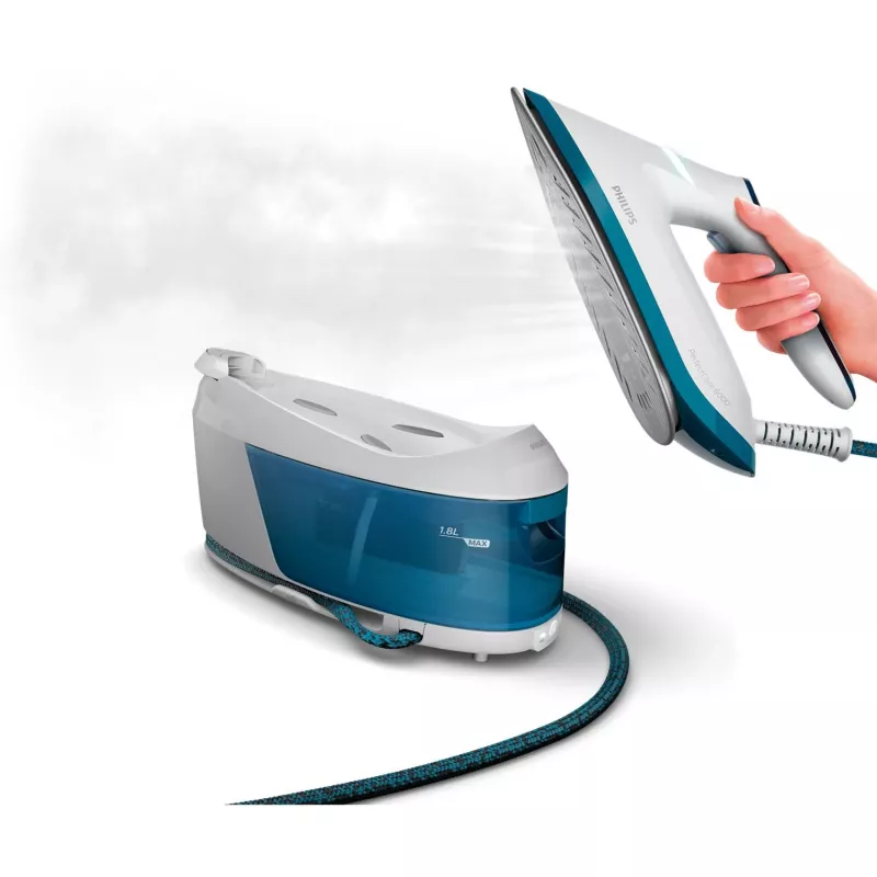 Philips PSG6022/20 steam ironing station 2400 W 1.8 L SteamGlide Plus soleplate Blue, White