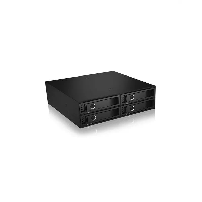 ICY BOX ICY BOX IB-2242SSK - Laufwerksschachtadapter - 5,25 bis 4 x 2,5 (13.3 cm to 4 x 6.4 cm)