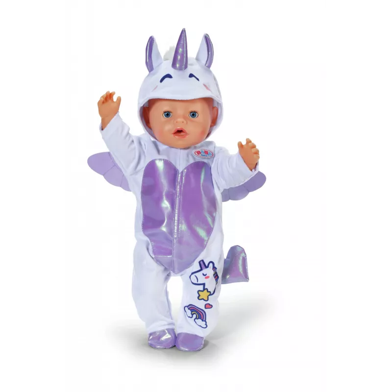 BABY born Unicorn Onesie 43cm Doll jumpsuit