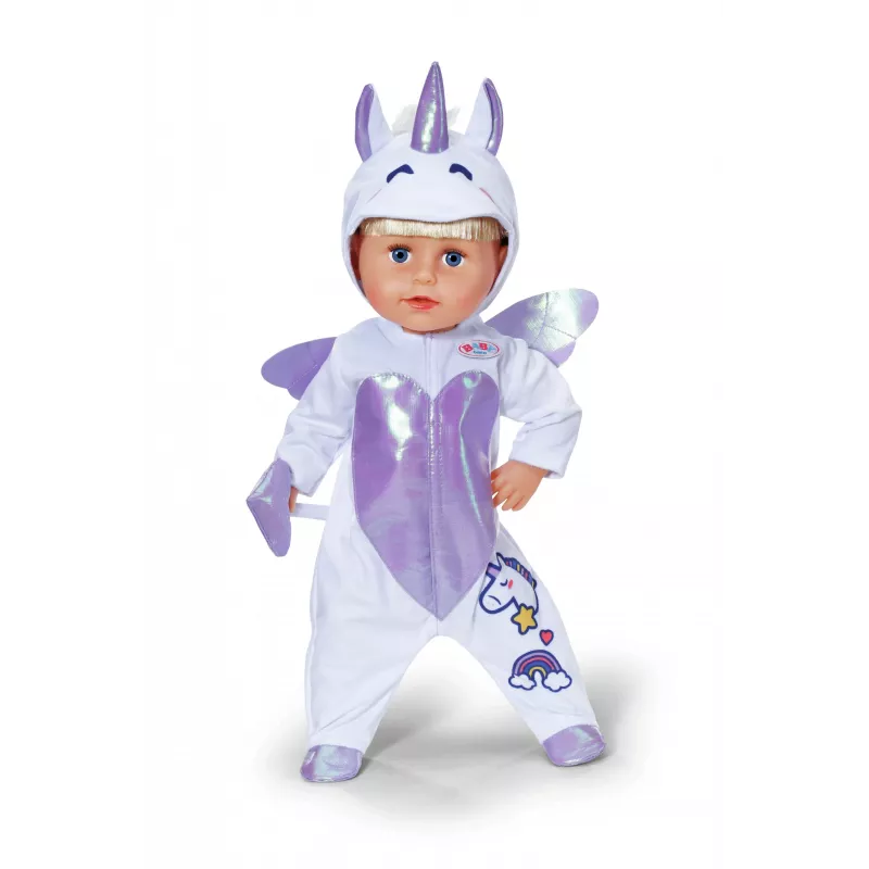 BABY born Unicorn Onesie 43cm Doll jumpsuit