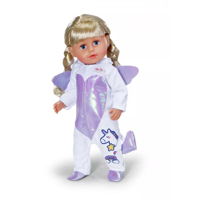 BABY born Unicorn Onesie 43cm Doll jumpsuit