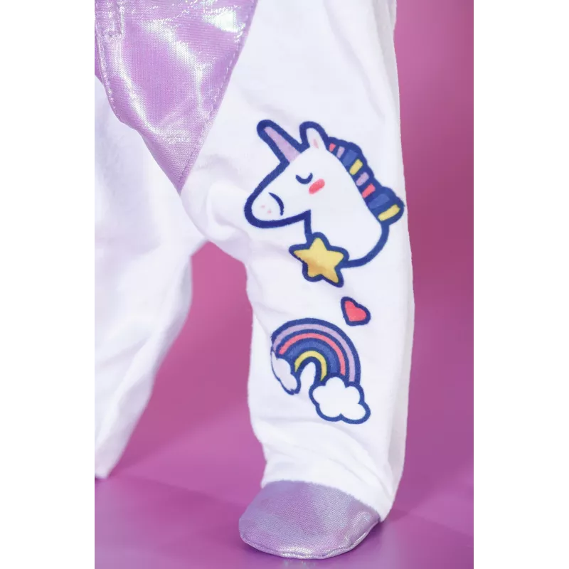 BABY born Unicorn Onesie 43cm Doll jumpsuit