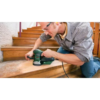Bosch PEX 400 AE Random Orbit Sander, Random orbital sander, Velcro, Green, Hungary, 4000 OPM, 26000 OPM