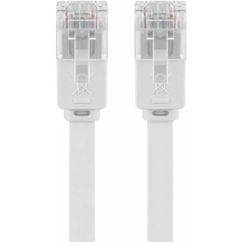 Networking Cable Goobay 93358 1m Cat5e U/UTP RJ-45 White