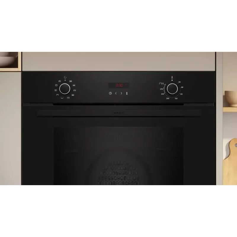 Ceramic hob and electric oven set NEFF B2CCG6AK3 + T18SDH9L0 — Glass-ceramic 4-zone hob, 71 L electric oven, CircoTherm®