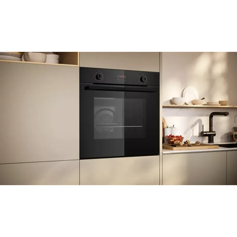 Ceramic hob and electric oven set NEFF B2CCG6AK3 + T18SDH9L0 — Glass-ceramic 4-zone hob, 71 L electric oven, CircoTherm®