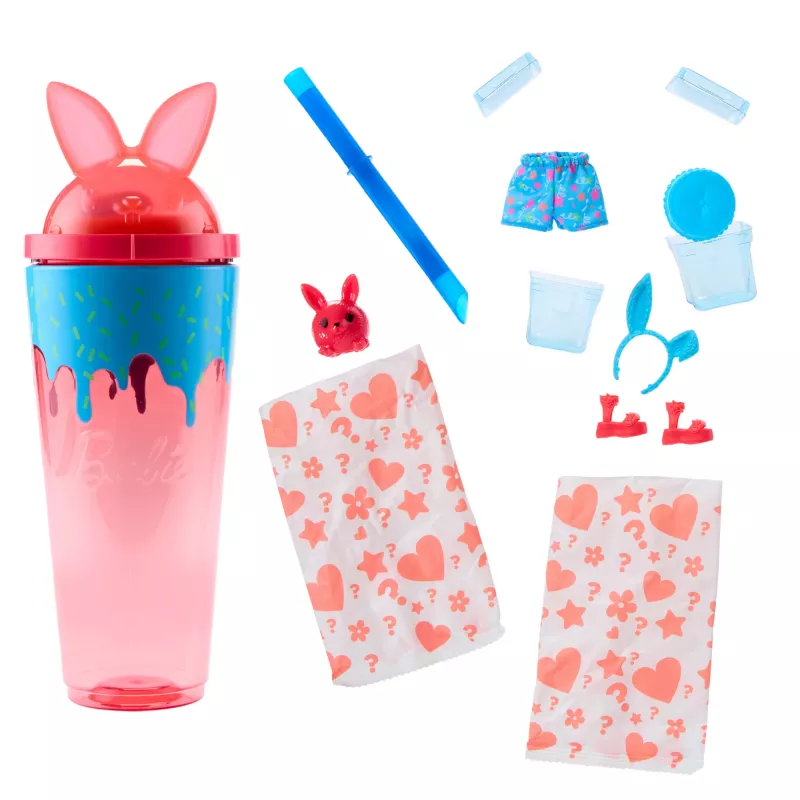 Mattel Barbie Pop! Reveal Shakes Series Kitten Doll, JCN87