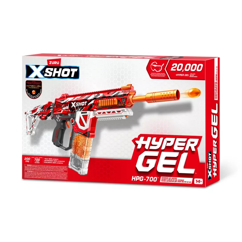 XSHOT Hyper Gel HPG-700 Blaster (20,000 Hyper Gel Pellets) ZURU