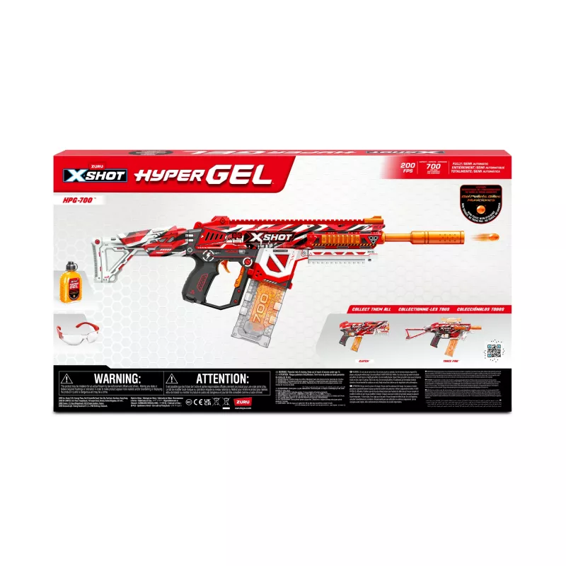 XSHOT Hyper Gel HPG-700 Blaster (20,000 Hyper Gel Pellets) ZURU