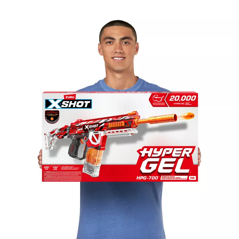 XSHOT Hyper Gel HPG-700 Blaster (20,000 Hyper Gel Pellets) ZURU