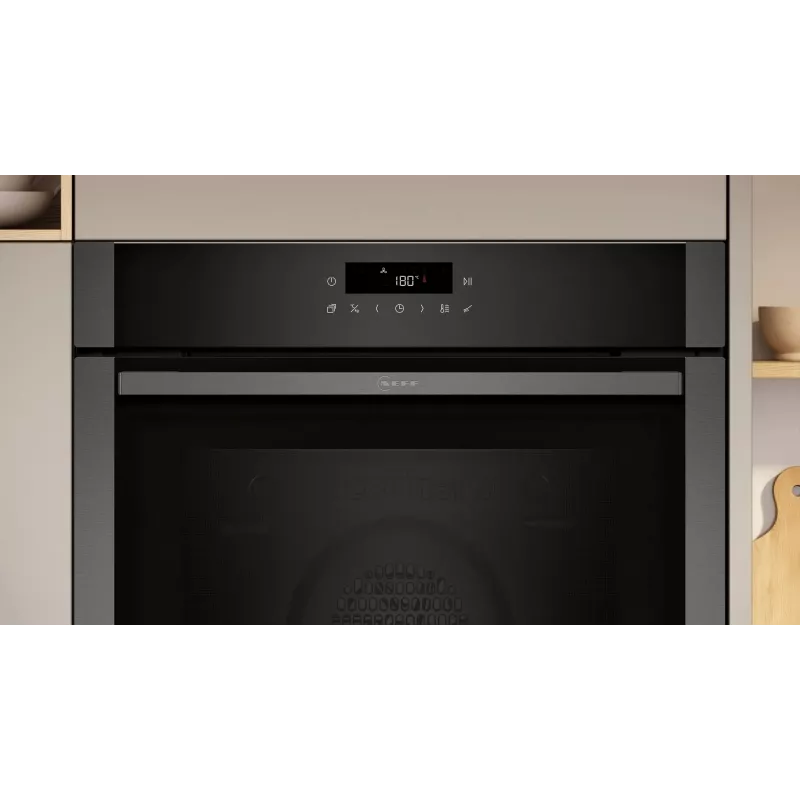 Built-in electric oven NEFF N 50 B6ACJ7AG3 — 71 L, 3600 W, Touch control, Graphite/Black