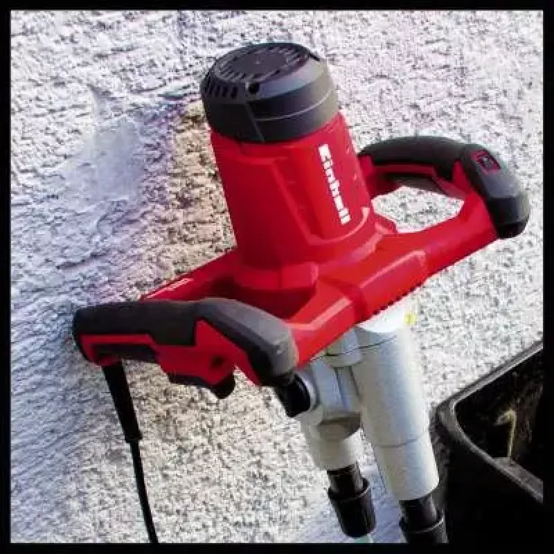 Paint and mortar mixer EINHELL TE-MX 1600-2 CE Twin, 1,600 W, red/black