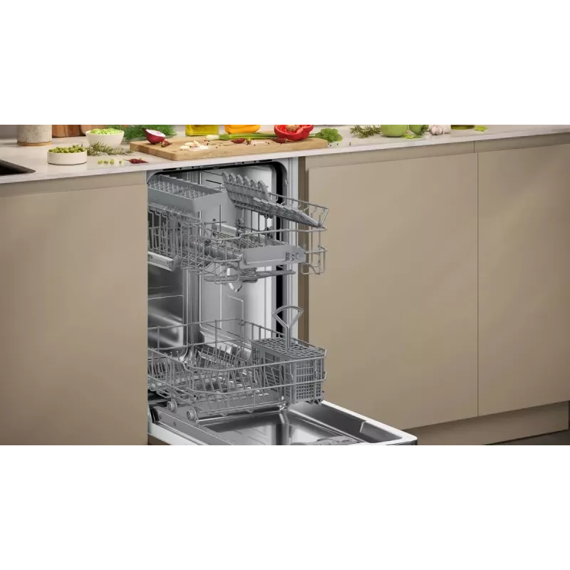 Dishwasher NEFF S853HKX20E fully built-in slimline 10 place settings, Home Connect, 46 dB