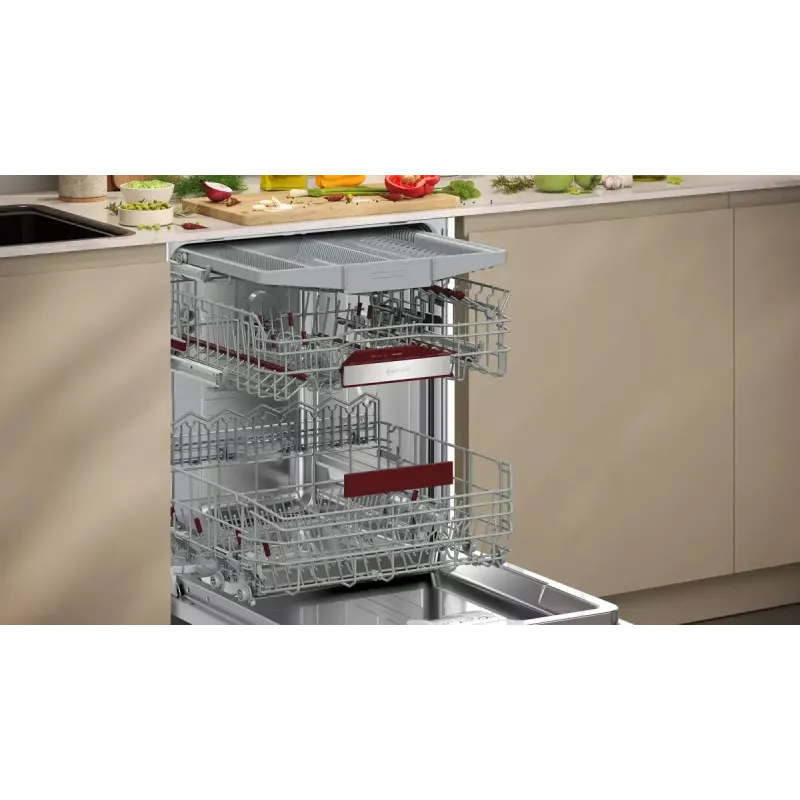 Dishwasher NEFF S255ECX15E fully built-in, 14 place settings, A energy class, 42 dB, Home Connect