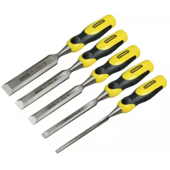Wood Chisel Set Stanley 5-Piece DynaGrip 2-16-885