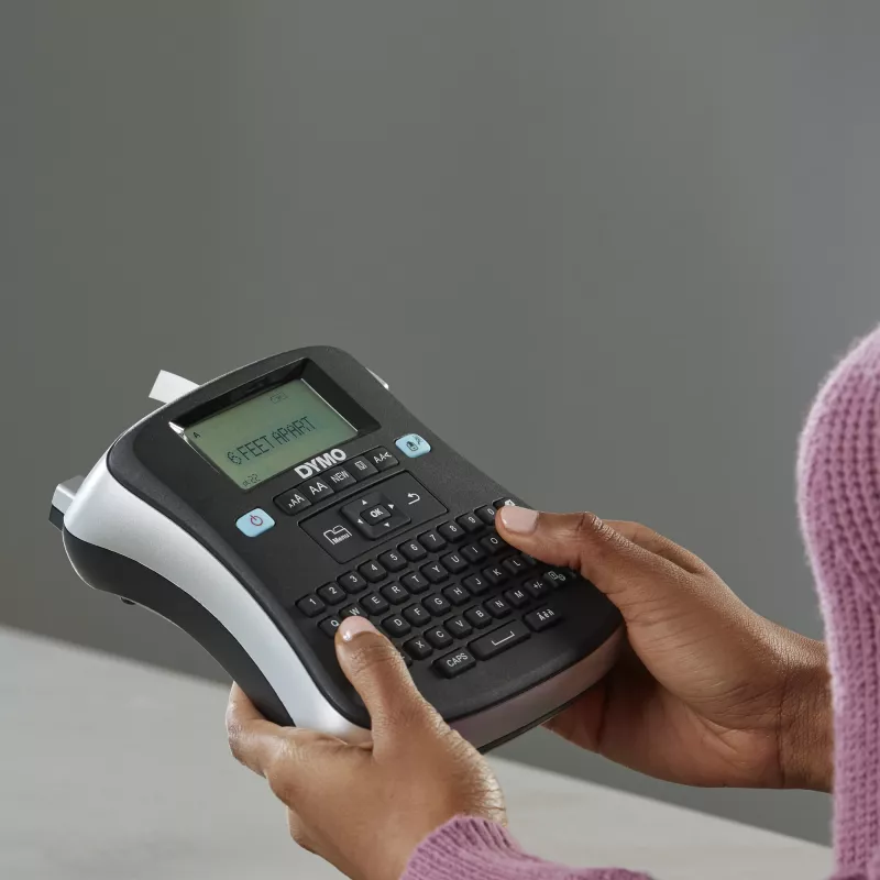 DYMO LabelManager ® ™ 210D - QWZ, QWERTZ, D1, Thermal transfer, 180 x 180 DPI, 12 mm/sec, Black, Silver