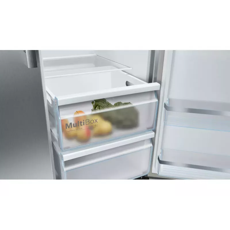 Bosch Serie 6 KAG93AIEP side-by-side refrigerator Freestanding 560 L Stainless steel