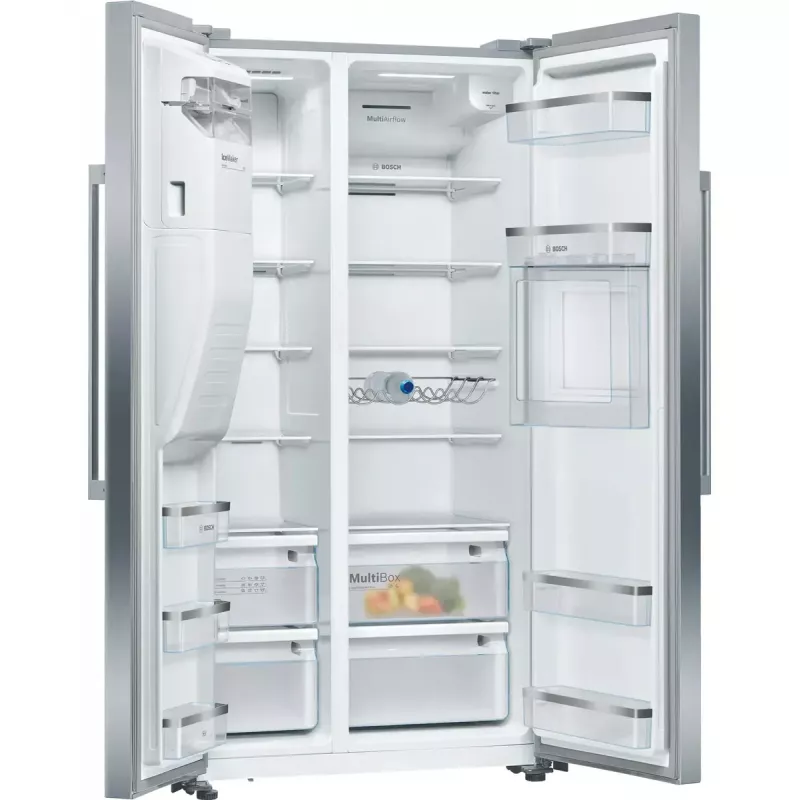 Bosch Serie 6 KAG93AIEP side-by-side refrigerator Freestanding 560 L Stainless steel