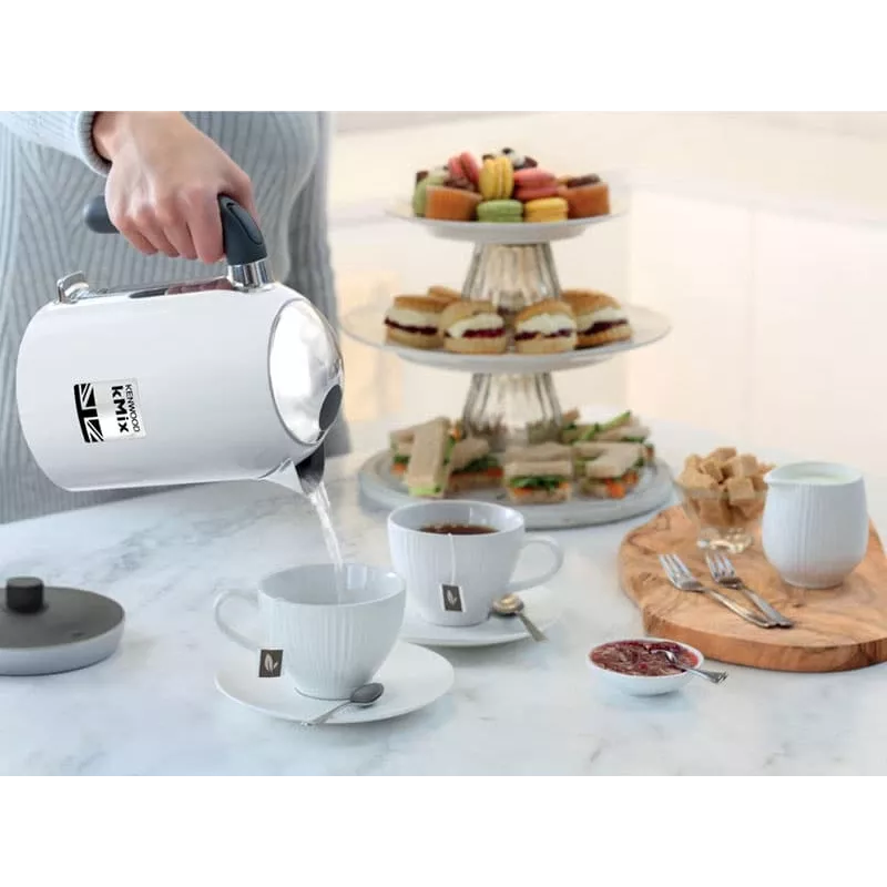 Kenwood ZJX650WH electric kettle 1 L 2200 W Silver, White