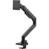 Monitor arm SILVERSTONE SST-ARM14B for 17–49 inch monitors, black, single-screen adjustable mount