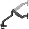 Monitor arm SILVERSTONE SST-ARM14B for 17–49 inch monitors, black, single-screen adjustable mount