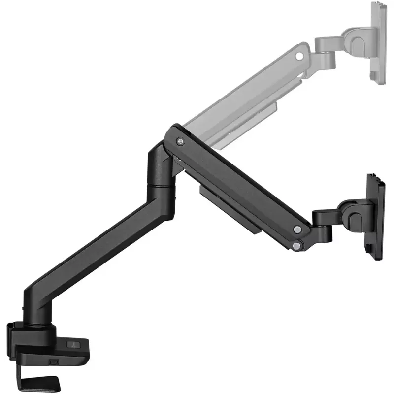 Monitor arm SILVERSTONE SST-ARM14B for 17–49 inch monitors, black, single-screen adjustable mount