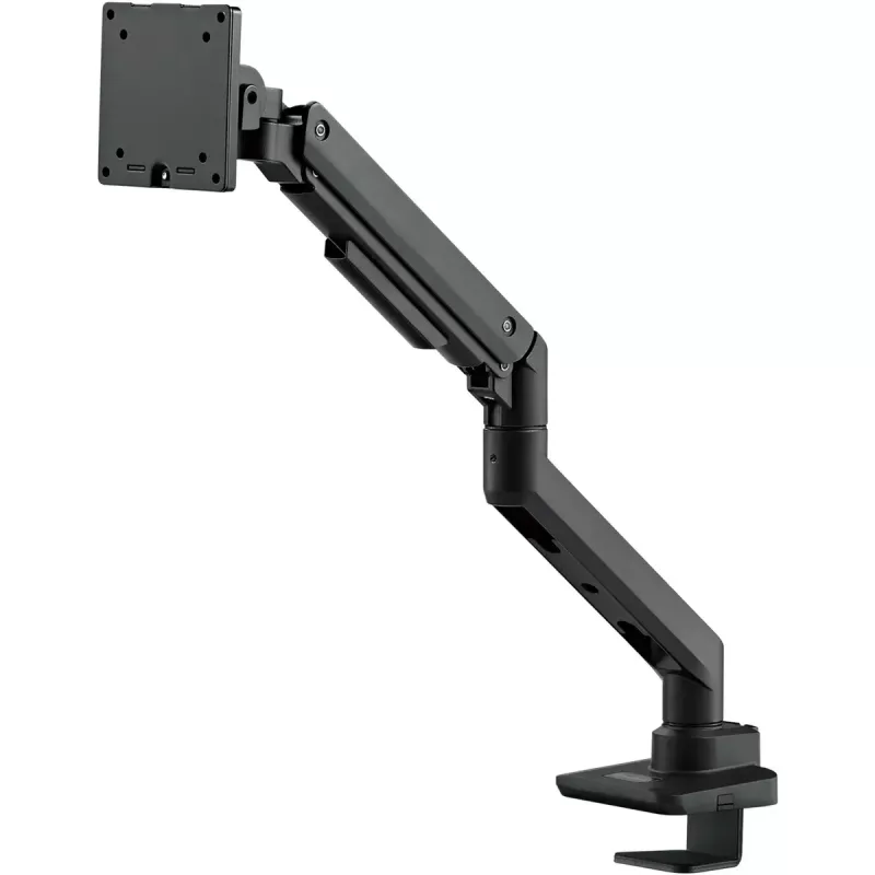 Monitor arm SILVERSTONE SST-ARM14B for 17–49 inch monitors, black, single-screen adjustable mount