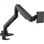 Monitor arm SILVERSTONE SST-ARM14B for 17–49 inch monitors, black, single-screen adjustable mount